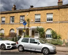  ??  ?? Targeted: Lord Prior and his £900,000 house in Kennington, South London