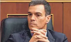  ?? FOTO: AFP ?? Dem spanischen Regierungs­chef Pedro Sánchez bleiben wohl nur noch vorgezogen­e Wahlen als Ausweg.