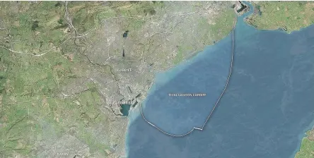  ??  ?? > Plans for the proposed £8bn Cardiff tidal lagoon