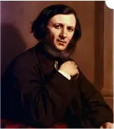  ??  ?? A portrait of the poet by Michele Gordigiani, 1858