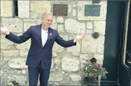  ?? Susanne Rust Los Angeles Times ?? OWNER Jean Charles Boisset greets visitors to the reopened Buena Vista Winery in Sonoma. He holds a virtual happy hour with the public every Saturday.