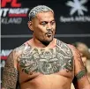  ?? ANDREW CORNAGA/PHOTOSPORT ?? Mark Hunt has taken aim at the UFC.