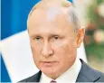  ??  ?? Russia’s President Putin was challenged by Boris Johnson over the Salisbury poisoning