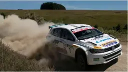  ?? ?? Keith Cronin sits on top of the British rally points table