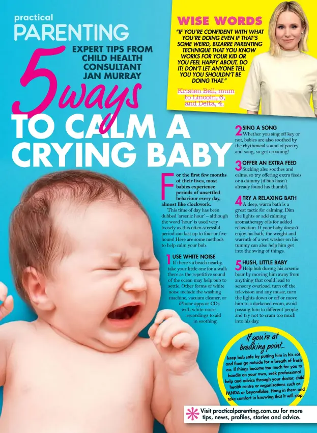 ways CALM CRYING BABY - PressReader
