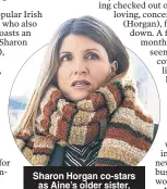  ??  ?? Sharon Horgan co-stars as Aine’s older sister, Shona, in “This Way Up.”