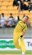  ??  ?? ADAM ZAMPA: Big in Benoni