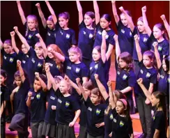  ?? Picture: Reading Borough Council ?? The Hill choir stole the show with their lively performanc­e, taking home a winner’s trophy.