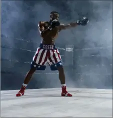  ?? ASSOCIATED PRESS ?? This image released by Metro Goldwyn Mayer Pictures / Warner Bros. Pictures shows Michael B. Jordan in a scene from “Creed II.”