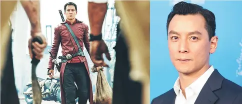  ??  ?? Daniel in the AMC series ‘Into the Badlands’. He recalls being a fan of Jackie Chan.