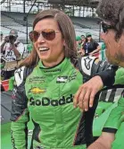  ?? FILE ?? Danica Patrick will be in the broadcast booth for NBC Sports at the 103rd Indianapol­is 500 in May.