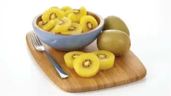  ?? ZESPRI ?? Gold is the new green. In the next decade, we could be eating kiwis with red-fleshed centres.