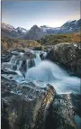  ??  ?? Fairy Pools on the Isle of Skye.