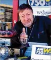  ??  ?? Captain Herb Emory, a trafficrep­orting icon, died shortly after 2014’s Snowmagedd­on.