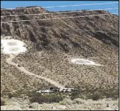  ?? Greg Haas Las Vegas Review-Journal @RJgreg09 ?? A giant “Q” in honor of Quinton Robbins was assembled Saturday on the mountain east of Basic High School in Henderson.