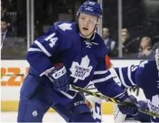  ?? DAVID COOPER/TORONTO STAR ?? With more changes believed to be coming, the Leafs could become Morgan Rielly’s team sooner than the 20-year-old might have expected.