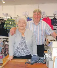  ?? 06_a24WillieP­ats01 ?? Pat and Willie Ward are looking to sell their shop business as a going concern.