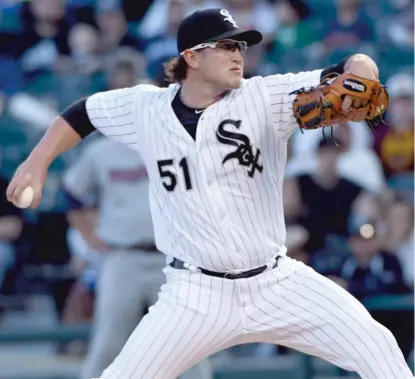  ?? DAVID BANKS/ AP ?? Sox starter Carson Fulmer allowed four solo home runs, including three in the third inning, in 3‰ innings Friday.