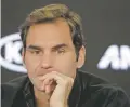  ?? DITA ALANGKARA/THE ASSOCIATED PRESS ?? Roger Federer returns in contrastin­g circumstan­ces to his appearance in 2017, when he was coming off a sixmonth break for an injured left knee.