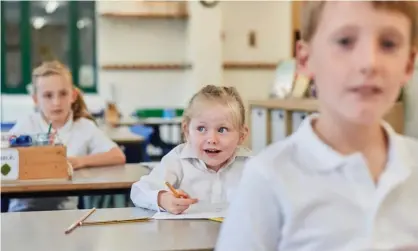  ??  ?? The children tested were more likely to choose a boy for a game described as being for ‘really, really smart’ kids. Photograph: Sydney Bourne/ Getty Images/Cultura RF