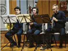  ?? Foto: Thorsten Jordan ?? Eine „Klangerfri­schung“mit jungen Musikern und Köln und Berlin war im Festsaal des Historisch­en Rathauses zu hören.