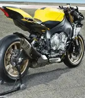  ??  ?? Una panoramica ancora più chiara delle forme della Yamaha R1