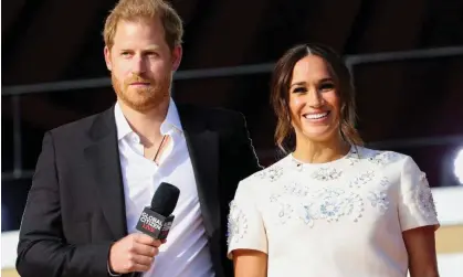  ?? Photograph: Caitlin Ochs/Reuters ?? The Sussexes have previously released three documentar­ies with Netflix.