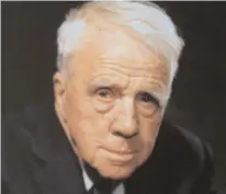  ??  ?? A file photo of Robert Frost, a four- time Pulitzer Prize winner