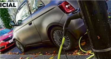  ?? ?? PLUG IN Nine councils have been awarded a share of the LEVI scheme cash to pay for public charging