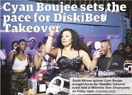 Cyan Boujee sets the pace for DiskiBet Takeover - PressReader