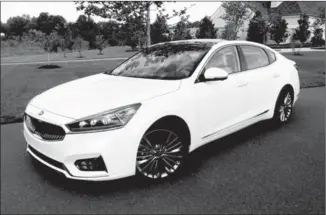  ??  ?? The second generation, 2017 Kia Cadenza is a full-size car for the entry-level luxury buyer.