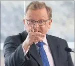  ??  ?? DAVID MUNDELL: ‘We won’t be entering into any negotiatio­ns at all until the Brexit process is complete.’