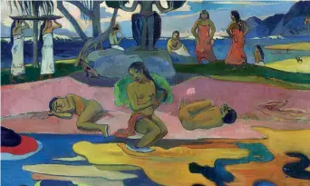  ??  ?? Paul Gauguin (1848-1903), Mahana no atua (Il giorno di Dio), 1894, olio su tela