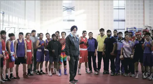  ?? Oinam Anand ?? After 41 years of coaching various men's teams, Gurbax Singh Sandhu says he is still getting used to women’s boxing.