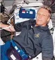  ?? Foto: Nasa ?? Thomas Reiter war vor mehreren Jahren über Silvester auf der Internatio­nalen Raumstatio­n.