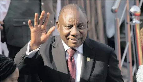  ?? | JEROME DELAY AP File ?? CYRIL Ramaphosa wants to hide the identity of those who gave him money to cajole ANC delegates, says the writer.