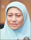  ??  ?? DATUK SERI NANCY SHUKRI