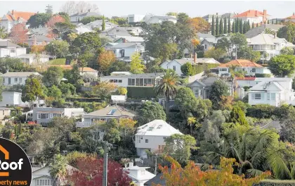  ?? Photo / Fiona Goodall Photograph­y ?? Auckland has suffered the second biggest annual decline, with average property values falling 8.8 per cent ($133,000) year-on-year.