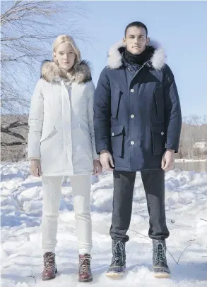  ?? WOOLRICH ?? Arctic parkas are among the high-end outerwear items sold by Woolrich, a U.S. firm expanding into Canada to take on the likes of Moose Knuckles and Canada Goose.