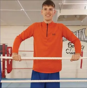  ??  ?? Arklow’s Sean Crowley who has reached the national finals after victory over Danno Houlihan.