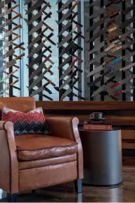  ??  ?? LEFT TO RIGHT This London apartment is a colourful ode to maximalism; the owner's extensive knife collection is showcased in this custom-built glass display