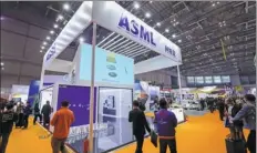  ??  ?? Dutch chip equipment producer ASML will display new products at the integrated circuits subsection of 2021 CIIE.