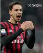  ??  ?? De Sciglio