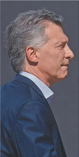  ?? CEDOC PERFIL ?? PRESIDENTE. En los últimos días se lo vio duro y crispado.