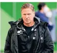  ?? FOTO: DPA ?? Unter Dauerdruck: Köln und Trainer Markus Gisdol.