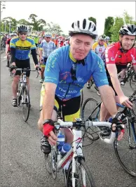  ??  ?? Larry Creed from Clondrohid participat­ing in the Sliabh Luachra Cycle Classic.