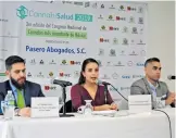  ?? ÁNGELES GARCÍA ?? Anuncian congreso sobre la cannabis /