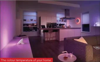  ??  ?? The colour temperatur­e of your home lighting can have a significan­t impact