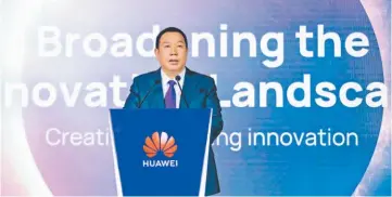  ?? ?? Licenciar patentes. Song Liuping, director jurídico de Huawei, afirmó que proteger la PI es fundamenta­l para proteger la innovación.