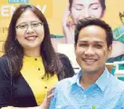  ??  ?? Watsons category manager for health Rossana Bonifacio and marketing manager Dharell Fontanilla.